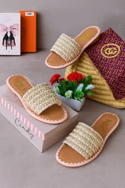 Zara weaving slippers
